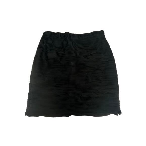 Forever 21 Black Pleated Mini Skirt Women's Size Medium - Picture 1 of 5